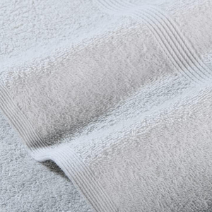Ensemble de serviettes de bain blanches pour hôtel en 100% coton, 2 serviettes de bain 2 mains 2 pour le visage, les meilleures ventes en gros au prix d'usine - Product Image 3