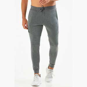 Pantalon de survêtement en molleton français ajusté sur mesure pour homme, pantalon de survêtement d'hiver pour la course à pied, taille élastique - Product Image 1