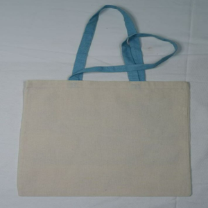 100% sacs à main fourre-tout en coton biologique pour femmes sac à fermeture éclair réutilisable écologique de grande capacité avec impression de Logo personnalisé pour une utilisation à la plage - Product Image 2