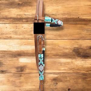 Collier de tête de cheval personnalisé de qualité durable, équitation, rembourrage en polaire, réglable, collier de cheval en cuir personnalisé - Product Image 5