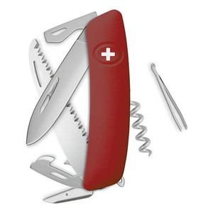 Coltello Tascabile Swiza Allmatt Standard D05 con 13 Funzioni, Rosso Scuro - Product Image 1