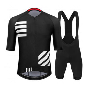 Uniformes de Ciclismo Unisex de Primera Calidad, Logotipo Personalizado Impreso, Transpirable, 100% Poliéster, Conjunto de Jersey y Pantalones Cortos de Ciclismo, Ropa Deportiva - Product Image 3