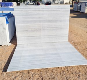 แผ่นหินอ่อนสีขาว jhanjar กระเบื้องทันสมัยสำหรับห้องน้ำกลางแจ้งวิลล่าห้องรับประทานอาหารห้องรับแขกโรงแรมมาแรง - Product Image 2