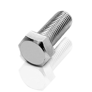 304/316สแตนเลส DIN 933สลักเกลียว Hex เต็มรูปแบบ OEM สแตนเลสสกรู Hex - Product Image 1