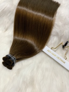 Extensiones de Cabello Ady en Oferta, Extensiones de Cabello Remy Vietnamita al por Mayor, Doble Trama a Máquina, Extensiones Invisibles Premium en Color Marrón y Todos los Colores - Product Image 6