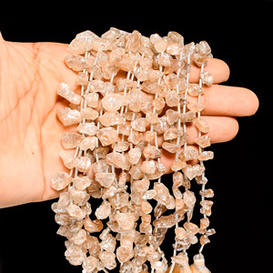 ลูกปัดเพทายสีน้ำตาล, ลูกปัดพลอยหยาบเคลือบสีน้ำตาลเพทาย, ลูกปัดแฟนซีหยาบหยาบเพทาย, ลูกปัดพลอยเพทายสำหรับทำเครื่องประดับ - Product Image 5