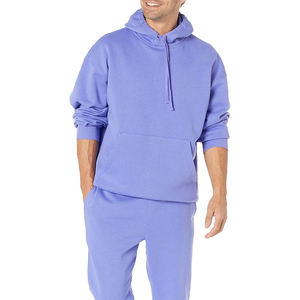 Sweat à capuche en coton mélangé pour homme, taille plus, molleton lourd, hiver, écologique, vente en gros, streetwear surdimensionné - Product Image 4