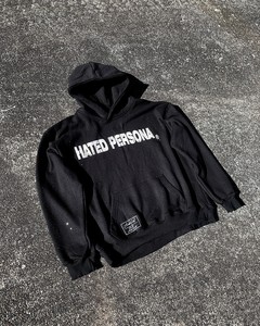 Sudadera con capucha lavada Vintage con logotipo de serigrafía personalizada de fábrica, sudadera gruesa de algodón 100% para hombre, jersey de gran tamaño con hombros caídos - Product Image 4