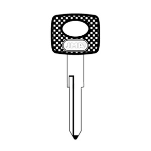 Chiave per Veicolo in Plastica, Nera, Medium-Hml.P - Product Image 1
