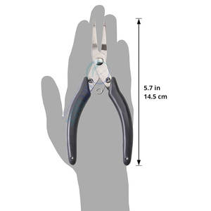 Professional <b>Bent</b> <b>Nose</b> <b>Pliers</b> for Jewelry Making Stainless Steel Precision Tool for Beading Wire Wrapping and Craft Repair - Product Image 2