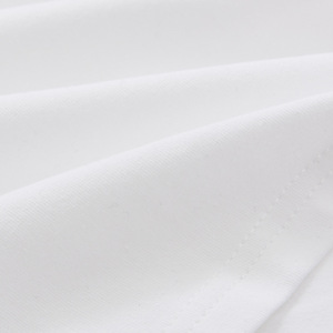 Camiseta de manga larga de cuello alto en blanco para hombre de color sólido de manga larga pesada con logotipo impreso personalizado de 250g/m2 para hombre envío DDP - Product Image 6