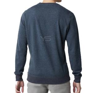 Reguller logotipo personalizado bordado 100% algodón cuello redondo sudaderas mangas raglán invierno opción multicolor fabricante directo - Product Image 6
