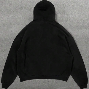 Sweat-shirts et pulls à capuche pour hommes avec logo personnalisé, sweat-shirt en coton avec motif de ligne, sweat-shirt à capuche décontracté pour hommes, vêtements de sport pour hommes - Product Image 4