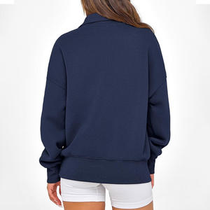 Sudadera de mujer con logotipo personalizado y bordado estampado, Jersey cómodo diseñado para trajes diarios informales de moda con estilo - Product Image 6