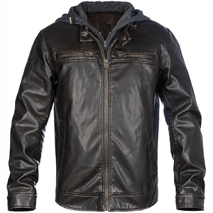 Blouson aviateur en peau de mouton personnalisé de haute qualité Blouson en cuir de haute qualité - Product Image 1