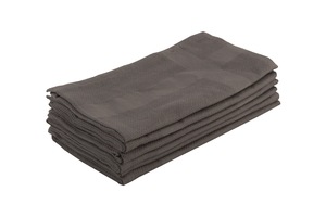 100% ensemble de serviettes en satin de coton à séchage rapide serviette en lin solide blanc tissé pour la maison hôtels restaurants utilisation durable de la cuisine - Product Image 2