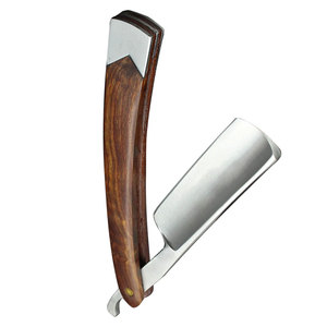 Lames de rechange pliantes en acier inoxydable personnalisées, couteau de rasage droit, rasoir droit à usage unique pour barbier - Product Image 5
