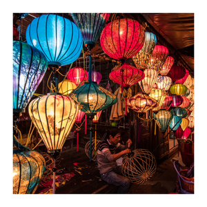 Auténticas linternas de bambú de seda hechas a mano-Lámparas decorativas de ratán para jardín, cafetería e iluminación interior - Product Image 1