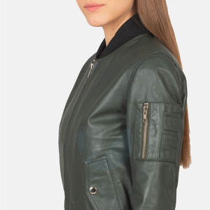 Veste de mode en cuir de mouton de haute qualité pour femmes, respirante et matelassée, nouveauté, vente en ligne - Product Image 6