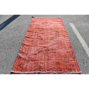 พรมขนสัตว์เย็บปะติดปะต่อกันสีส้มวินเทจ4.4x8.5ฟุตคลาสสิกตุรกีพื้นที่ขนาดใหญ่สี่เหลี่ยมผืนผ้าห้องโถงดีไซน์ยาง Tabriz สำหรับตกแต่งห้อง - Product Image 1