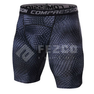 กางเกงขาสั้นรัดรูปเอวยางยืดแบบสวมใส่สบายสำหรับผู้ชาย ชุดกีฬา แห้งเร็ว ระบายอากาศได้ดี - Product Image 2