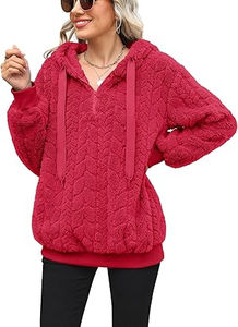 Nueva Sudadera con Capucha Sherpa para Mujer, Talla Grande, Holgada, Transpirable, Diseño 2025, Sudadera Suave para Mujer a Precio Económico - Product Image 6