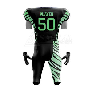 ชุดยูนิฟอร์มอเมริกันฟุตบอลสั่งทำพิเศษ-ชุดกีฬาทีมสั่งทำ โพลีเอสเตอร์ 100% ไซส์ใหญ่ แห้งเร็ว ระบายอากาศได้ดี สำหรับผู้ใหญ่ แบบยูนิเซ็กซ์ สั่งทำได้ - Product Image 3