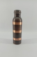Bouteille en cuivre HAXAGON incroyable, 99+ % cuivre pur, capacité de 900 ml, design classique écologique, options personnalisées, meilleure qualité pour