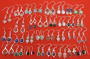 Boucles d'oreilles de forme ovale en améthyste verte naturelle en argent sterling 925 Style chic pour fiançailles ou anniversaire de mariage - Product Image 6