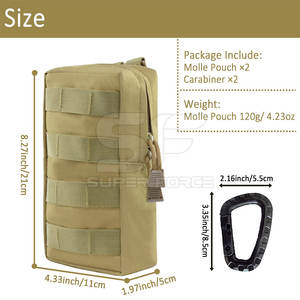Tactical Utility Bag with Reinforced Stitching and Quick Access Front Pocket Lightweight Tactical Utility Bag - Product Image 2