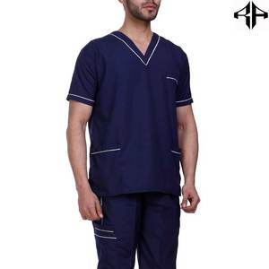 Uniforme médico de enfermería antiarrugas de secado rápido, transpirable, suave, cómodo, hecho a medida, para hombres - Product Image 5