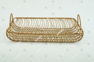 ถาดรับประทานอาหารแบบแฮนด์เมดถาดหวายไม้ไผ่ตกแต่งบ้านผลิตภัณฑ์จัดระเบียบบ้านสำเนียงการตกแต่งบ้าน - Product Image 5