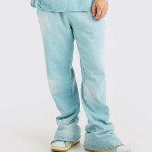 High quality Custom Men 2 Piece Oversized Tracksuit Set 100% Cotton Sweat Suit Flared Sweatpants and Oversized <b>Hoodie</b> Sets - Product Image 5