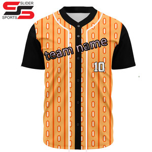 Camiseta de béisbol personalizada de poliéster 100% sublimada al por mayor Jersey de softbol en blanco ropa de equipo personalizada ropa deportiva Kit de béisbol - Product Image 6