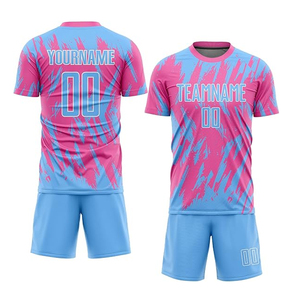 เสื้อซ้อมฟุตบอลของผู้ชายเสื้อกีฬาโพลีเอสเตอร์แห้งเร็วเสื้อกีฬาดีไซน์ใหม่พิมพ์ชื่อแบบระเหิดสไตล์2024สำหรับผู้ใหญ่ - Product Image 1