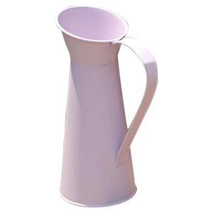 Pichet d'arrosage galvanisé avec finition en chitti uni et corde Tic Pichet d'eau décoratif pour la maison galvanisé de qualité supérieure - Product Image 3