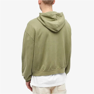 เสื้อฮู้ดผ้าคอตตอนผ้าโพลีเอสเตอร์มีไหล่สำหรับผู้ชายไซส์ใหญ่ - Product Image 6