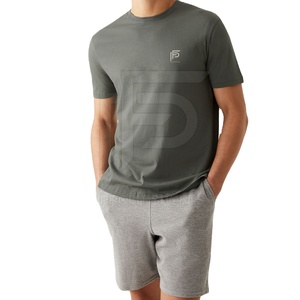 Conjunto de Camiseta y Pantalones Cortos de Verano para Hombre, Logotipo Personalizado Impreso, Ropa Casual de 2 Piezas, Proveedor Mayorista de Pakistán - Product Image 1