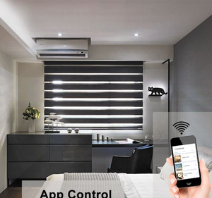 뜨거운 판매 수동 전동 얼룩말 블라인드 창 롤러 쉐이드 전동 롤러 블라인드 쉐이드 & 셔터 창 덮개 - Product Image 5