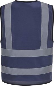 Venta al por mayor de chaleco de seguridad con correas ajustables e impresión de logotipo OEM directo del fabricante - Product Image 3