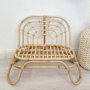 Silla pequeña de ratán natural para bebés, muebles infantiles de la más alta calidad, lindas sillas para niños pequeños - Product Image 3