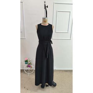 Vestido Maxi de Mujer Jane's con Hombros Descubiertos, Cintura con Lazo, Aberturas Laterales, Cuello Redondo y Silueta en A para Uso Casual - Product Image 5