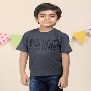 Smart Look 100% algodón en diferentes métodos de impresión y Material Camiseta de cuello redondo para niños en Stock para la venta camisetas para niños - Product Image 1