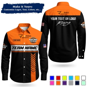 Chemises de course personnalisées, uniformes d'équipe de mécaniciens, fabricant et fournisseur de chemises de travail pour le sport automobile, vêtements de course automobile - Product Image 5