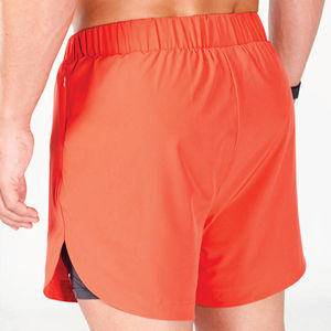 Pantalones cortos 2 en 1 de 5 pulgadas con bolsillos, tejido ligero elástico que absorbe la humedad, 4 vías - Product Image 5