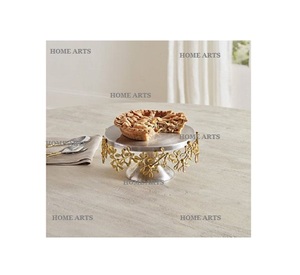 Soporte de pastel de postre de latón de diseño clásico Soporte de postre de pastel de tamaño personalizado de forma redonda al precio más bajo - Product Image 4