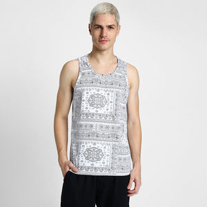 Débardeur léger personnalisé par sublimation, usine OEM, marque privée, streetwear décontracté, séchage rapide, respirant, doux, 100% polyester - Product Image 1
