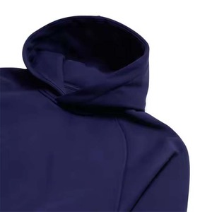 Otoño Invierno peso pesado 100% algodón bordado sudaderas con capucha personalizado impreso felpa engrosada Color sólido marca de moda para hombres - Product Image 6