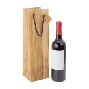 Aldhibah Custom Merchandising Paper Bag Promotional Bottle Bag - Product Image 2