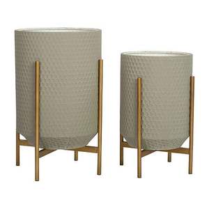 Jardinière avec support acceptable personnalisée OEM ODM personnalisée nouvelle arrivée indienne célèbre jardinière de ménage ensemble avec logo - Product Image 2